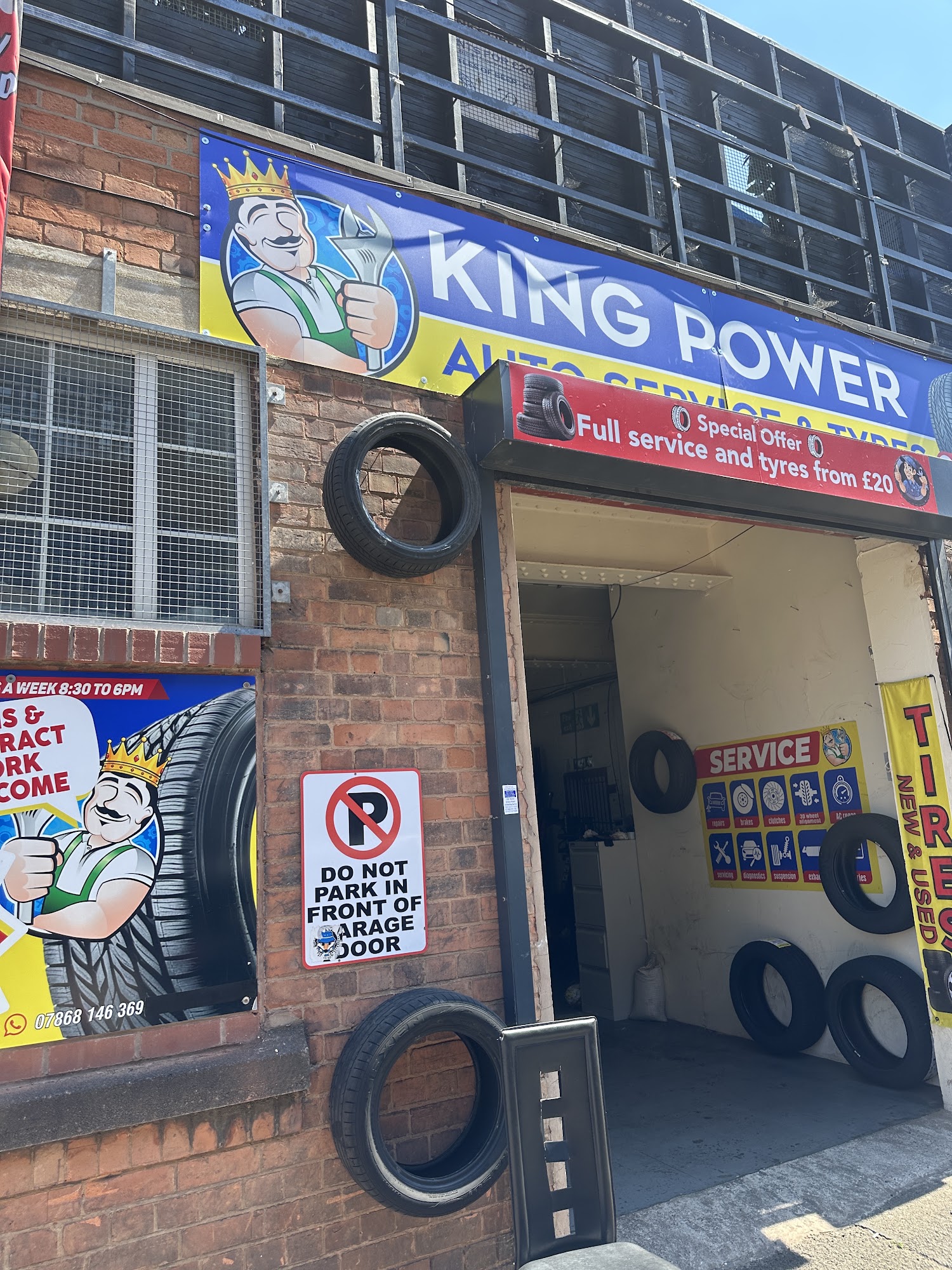 Garage Exterior at King Power Auto Service